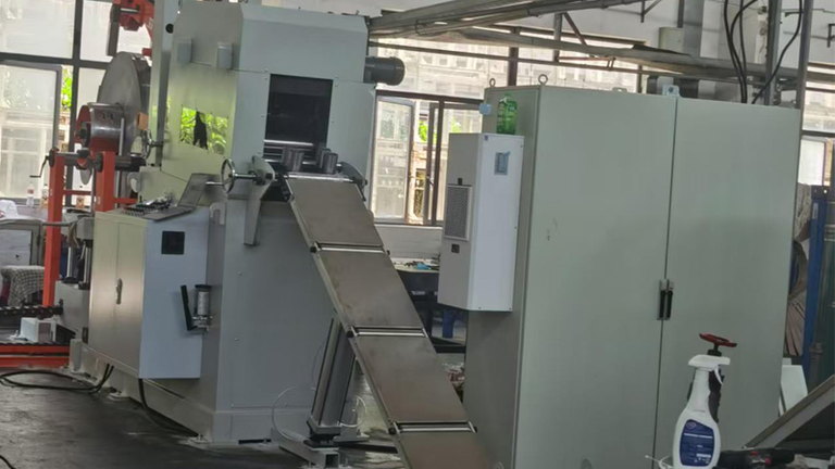 Client-supplied coil feeding and leveling equipment