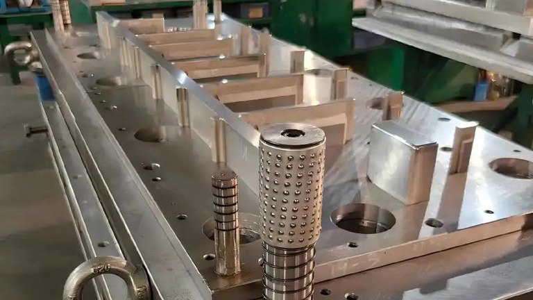 Client-supplied fine blanking die