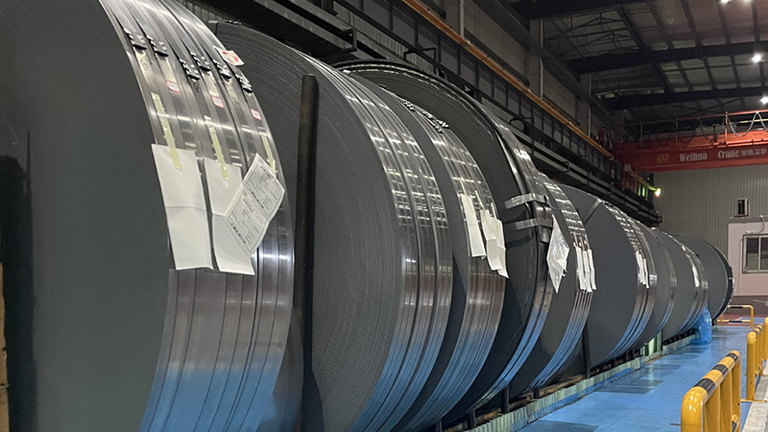 Client-supplied fine blanking material