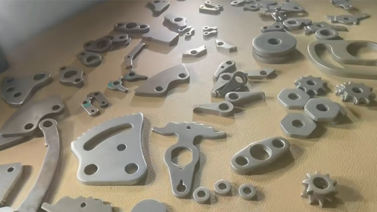 Client-supplied fine blanked metal components