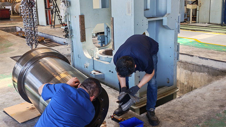 On-site press repair and maintenance